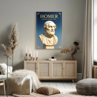 Homer Ancient Greek Poet Poster PosterGoat