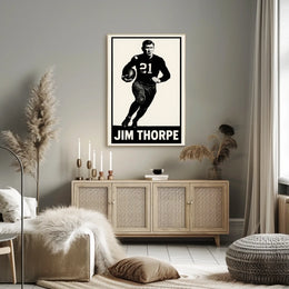 Jim Thorpe Legendary Athlete Poster