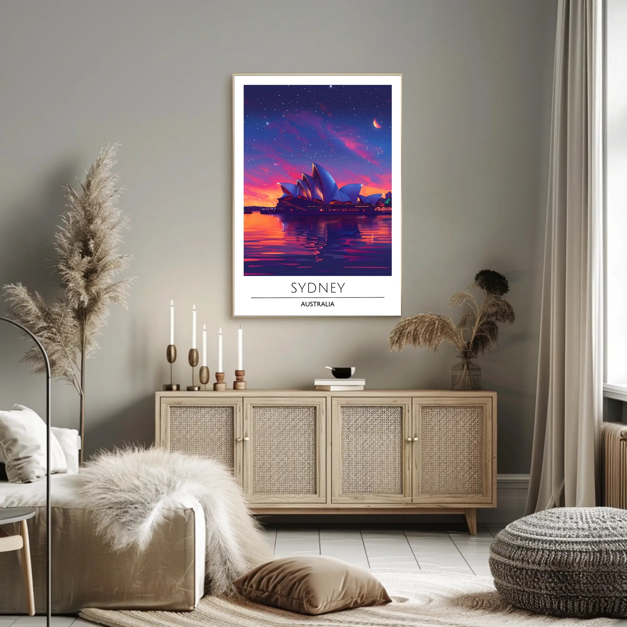 Sydney Opera House Dreamlike Cityscape Urban or Cityscape Poster