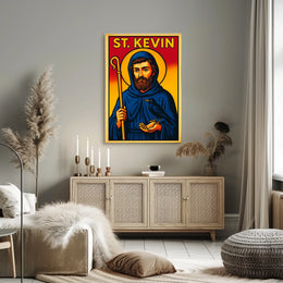 St. Kevin Iconography Poster