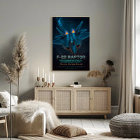 F-22 Raptor Fifth-Generation Stealth Poster