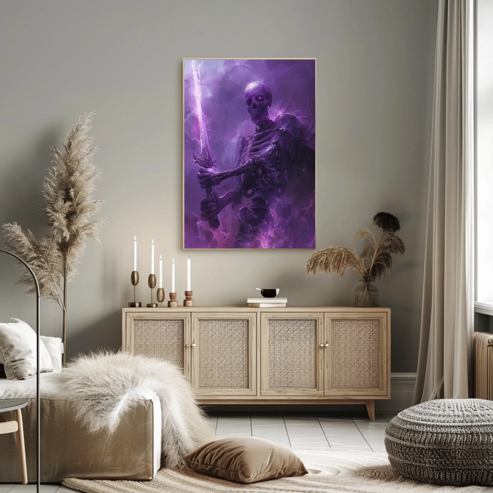 Dark Warrior: Mystic Blade Fantasy or Mythology Poster PosterGoat