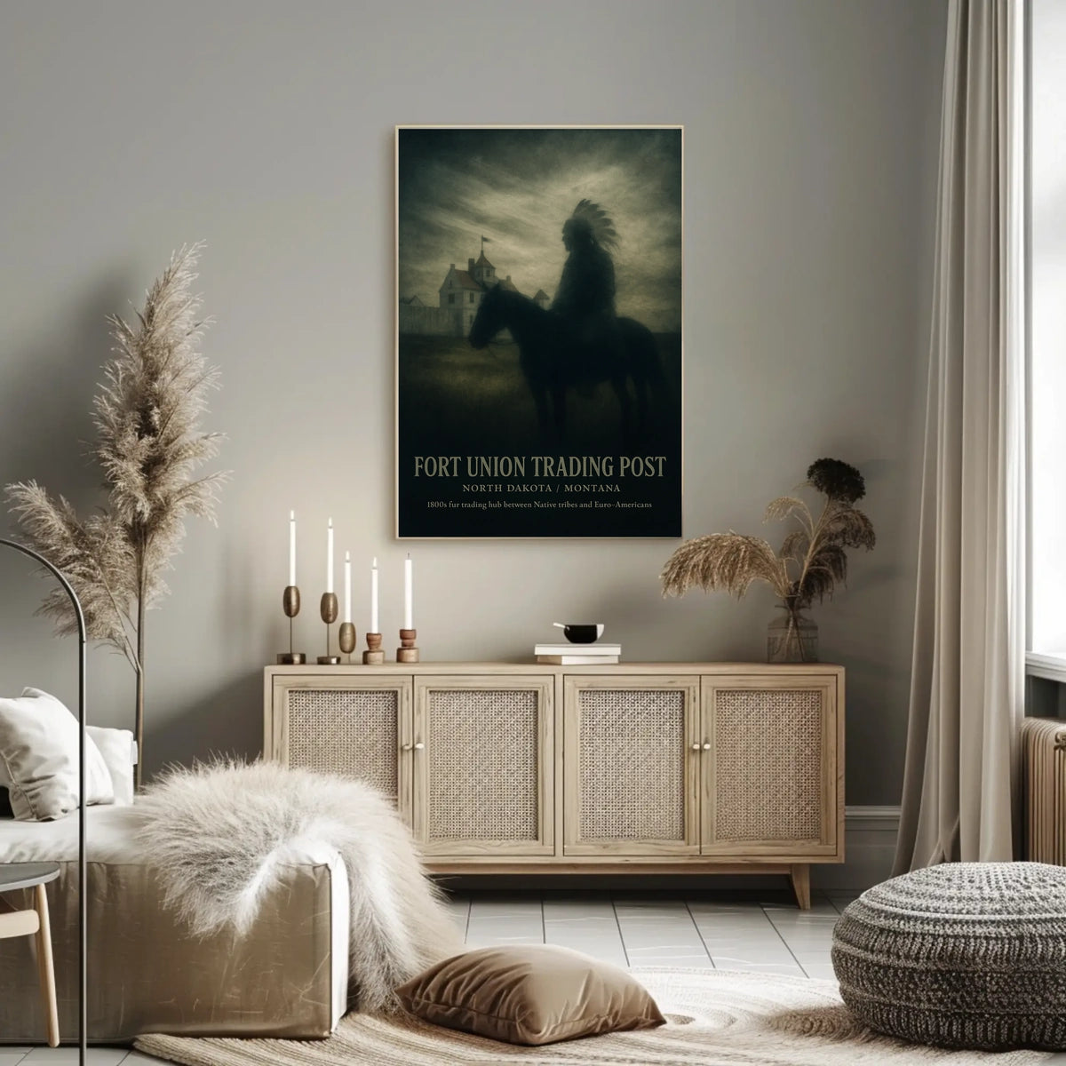 Fort Union Trading Post Poster