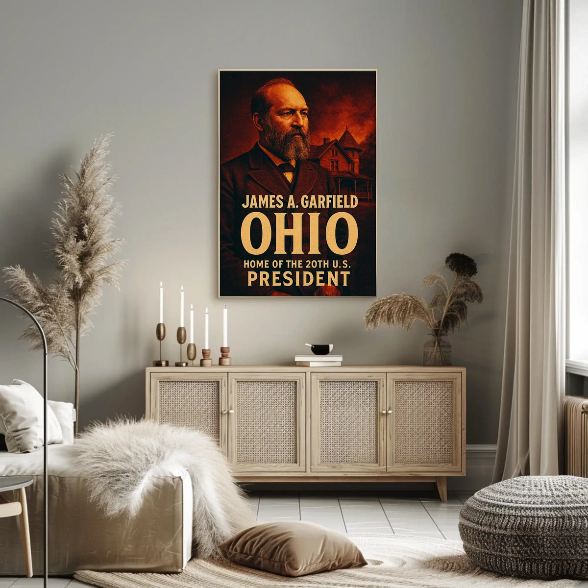 James A. Garfield 20th President Poster