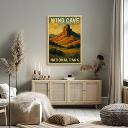 Wind Cave National Park Poster