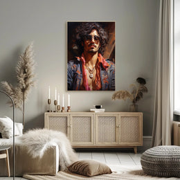 Retro Vibes A Modern Portrait Retro Poster PosterGoat