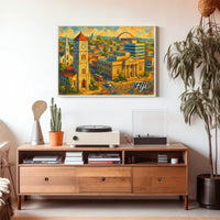 Scenic Fiji Cityscape Poster
