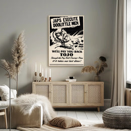 Retaliation and Patriotism in Wartime Poster PosterGoat