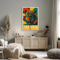 Tarsier Art Poster