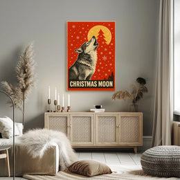 Christmas Moon Poster