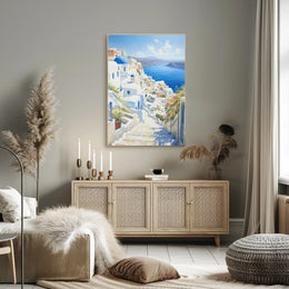 Santorini Grecian Splendor Travel Poster