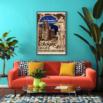 Cologne - Gateway to German Culture Poster