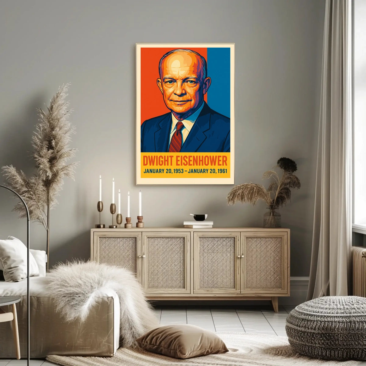 Dwight Eisenhower Presidential Tenure Poster