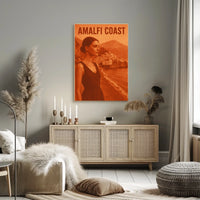 Amalfi Coast Serenity Poster Wall Art Print for Decor