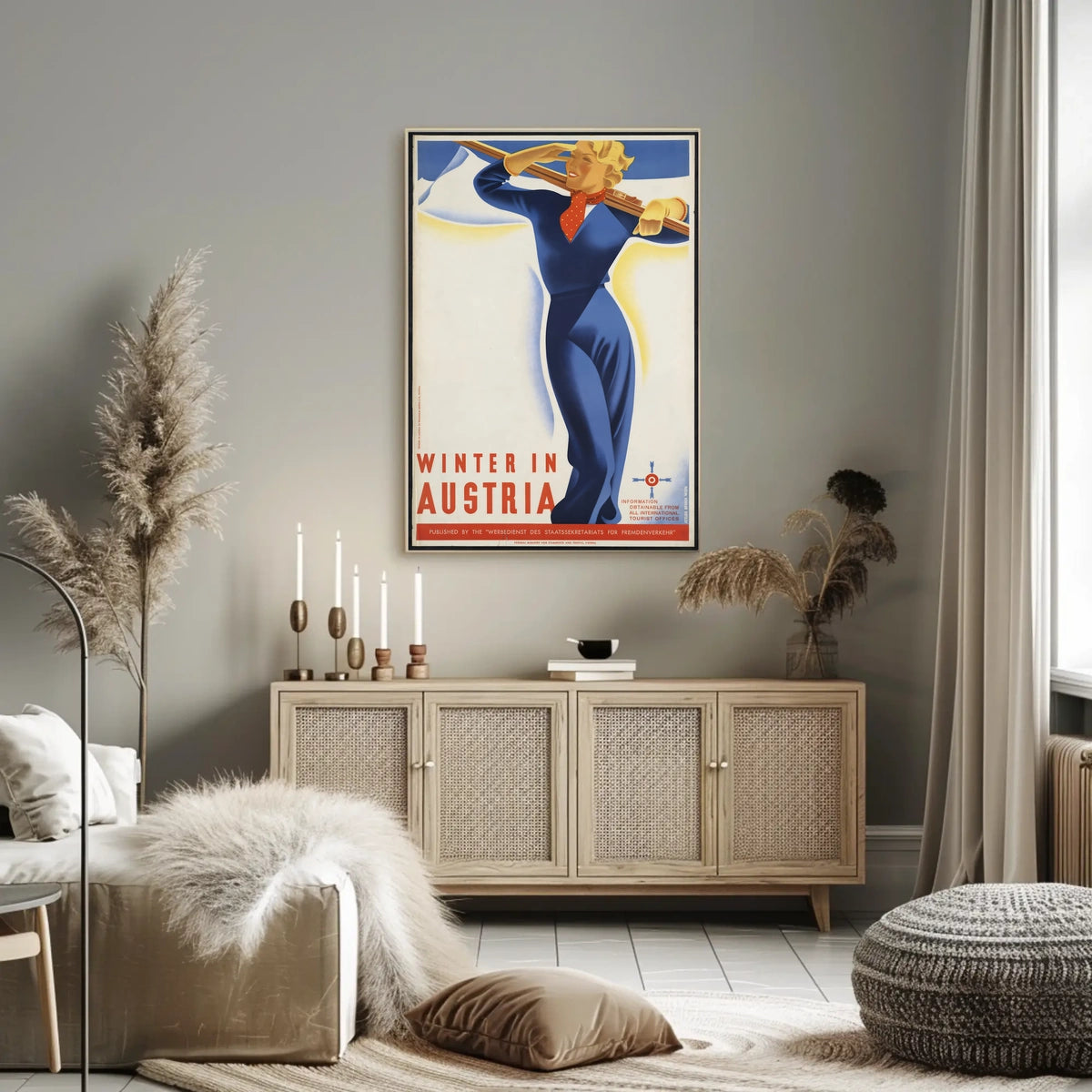 Winter in Austria Poster