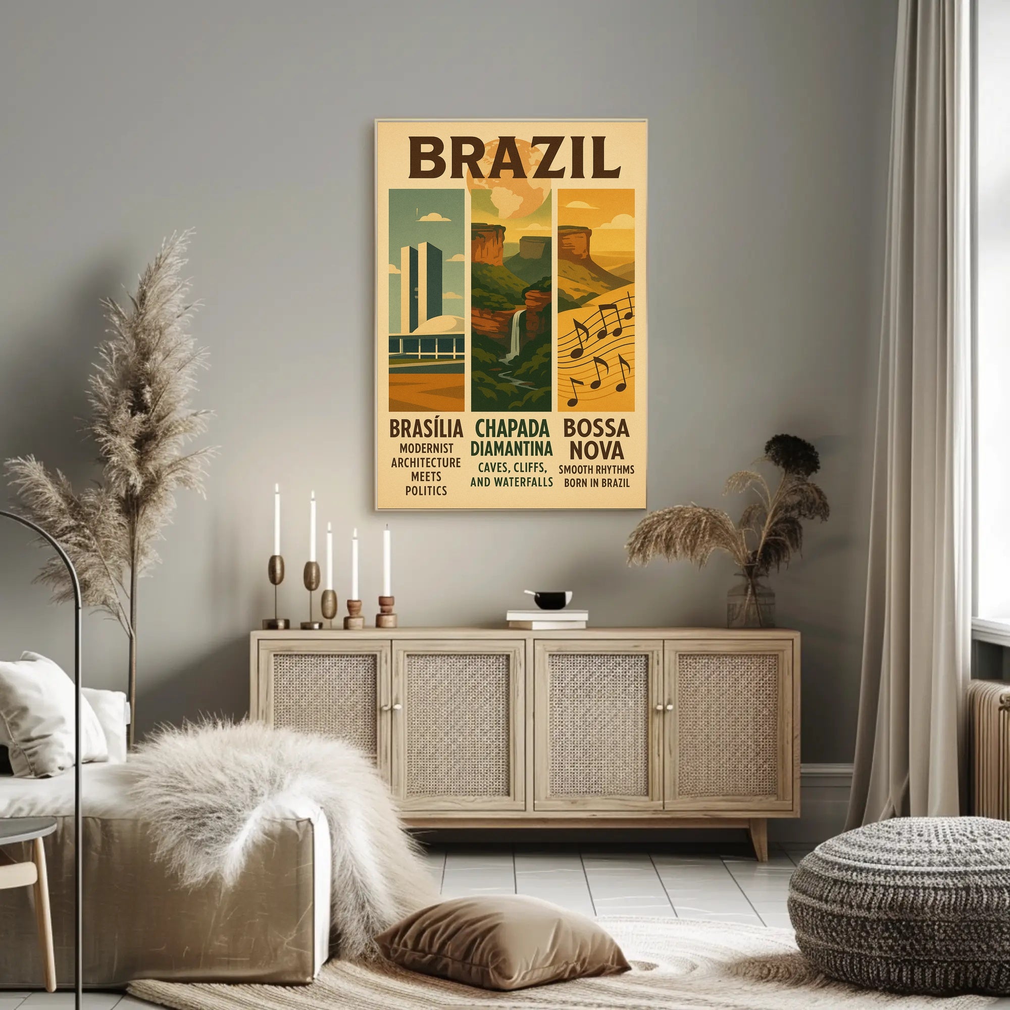 Discover Brazil Poster PosterGoat