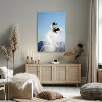 Snowboarder In Action Poster