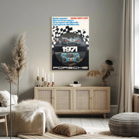 Porsche Racing Champions 1969-1971 Poster