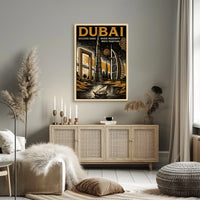 Dubai Poster Modernity Meets Tradition Wall Art For Home
