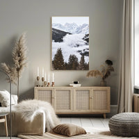 Breathtaking Mountain Landscape Photorealism National Park Poster