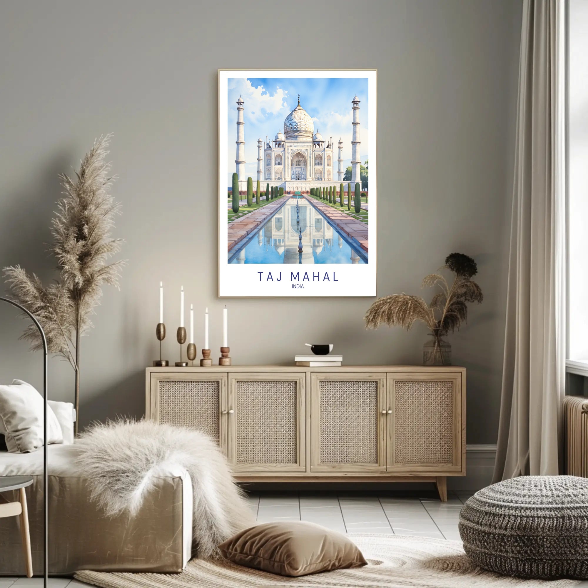 Taj Mahal Poster PosterGoat