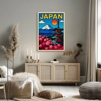 Japan A Vibrant Landscape Poster
