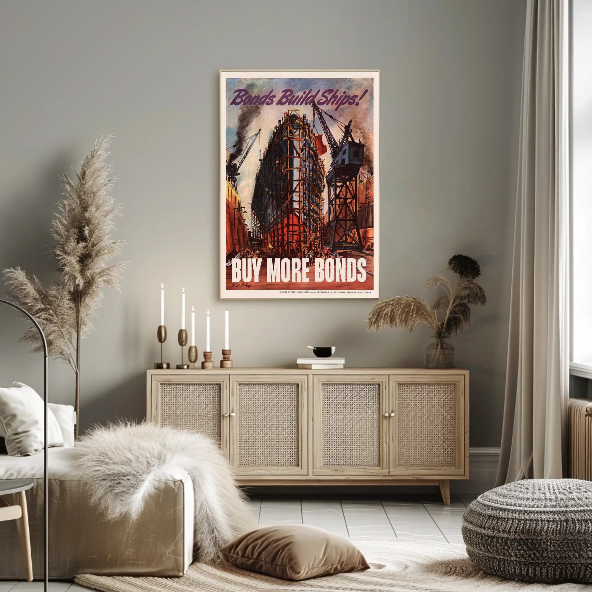 Bonds Build Ships! Poster PosterGoat