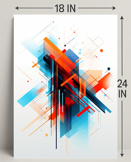 Geometric Abstraction Abstract Poster PosterGoat