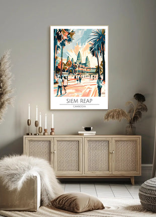 Siem Reap Adventure Travel Poster