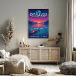 Lake Charlevoix A Timeless Horizon Poster