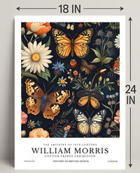 William Morris Exhibition Heritage Poster