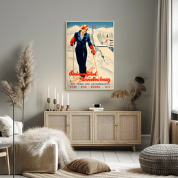 Winter Sports At The Foot Of The Poster