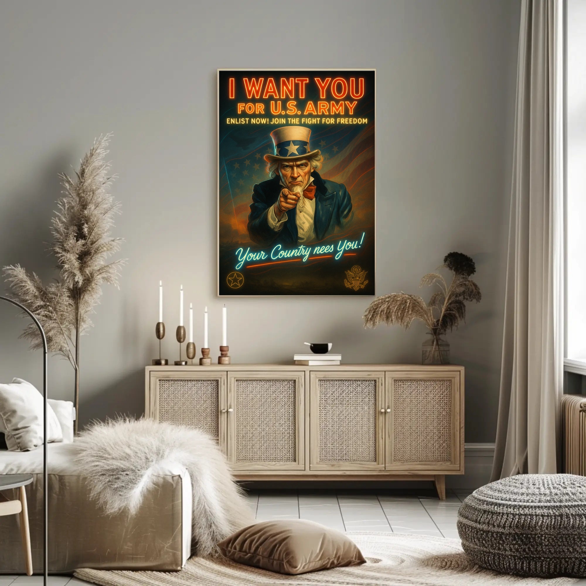 Join the U.S. Army for Freedom Poster
