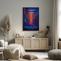 Fushimi Inari Shrine Kyoto Japan Torii Poster