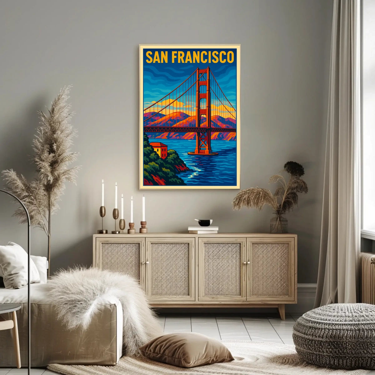 San Francisco Skyline Poster