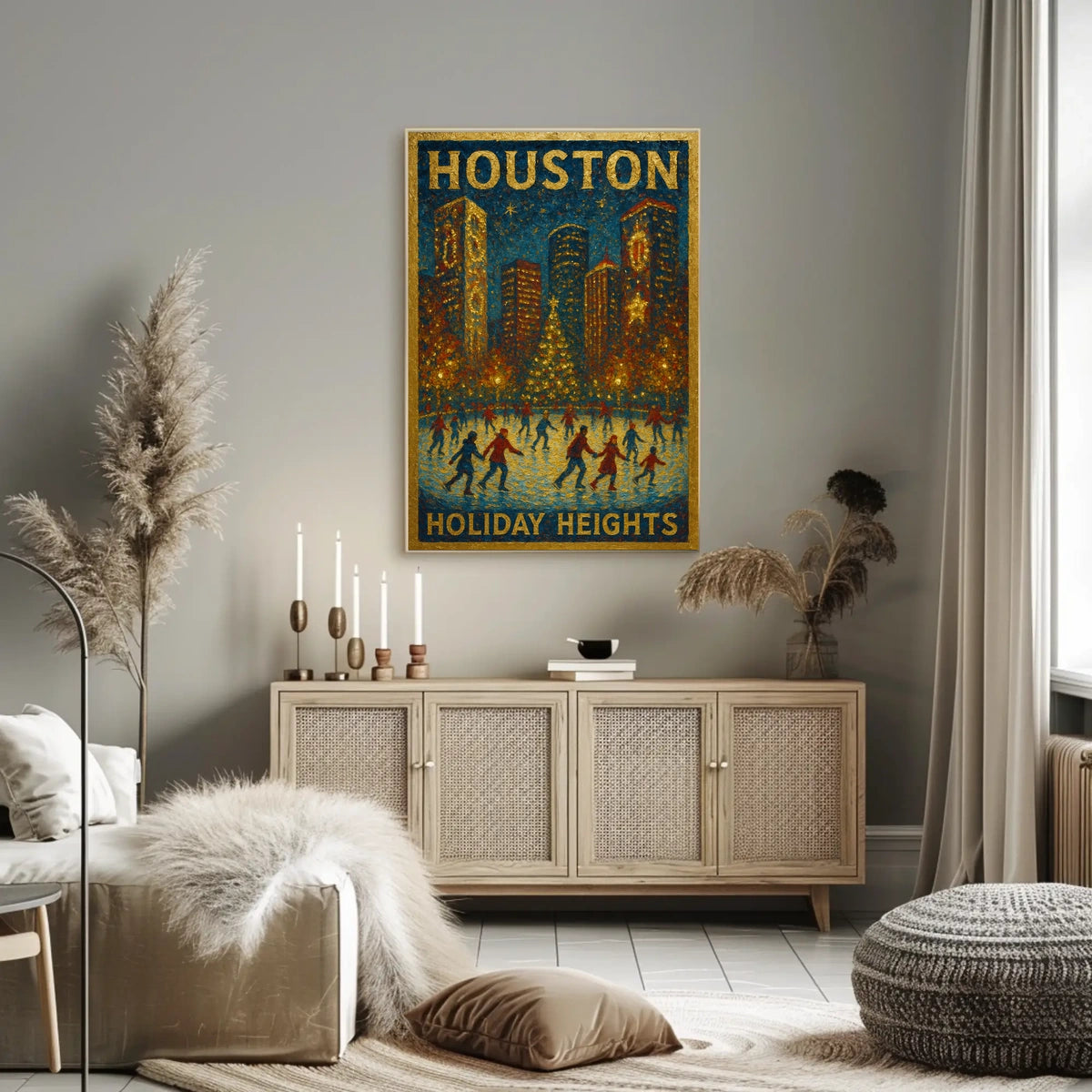 Holiday Heights In Houston Poster