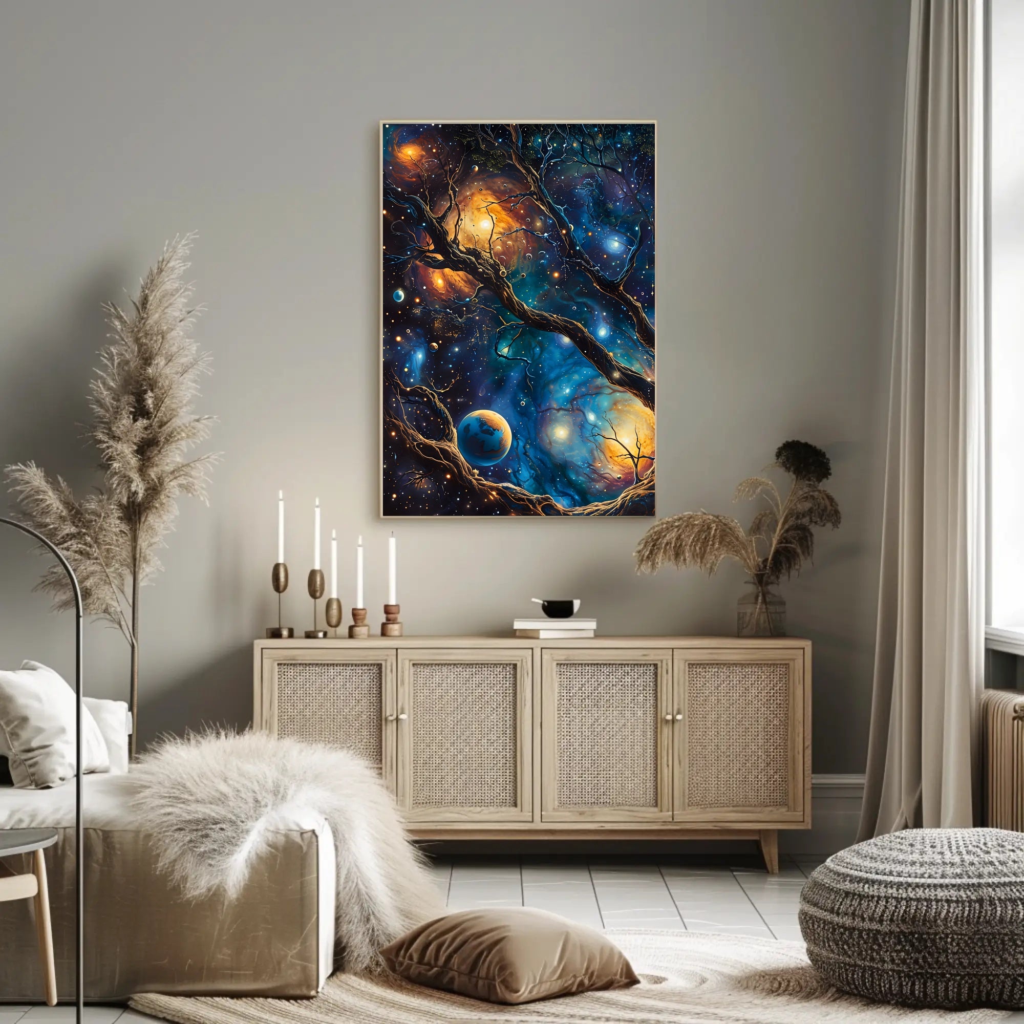 Cosmic Tree of Life Space or Astronomy Poster
