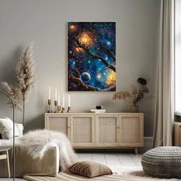 Cosmic Tree of Life Space or Astronomy Poster