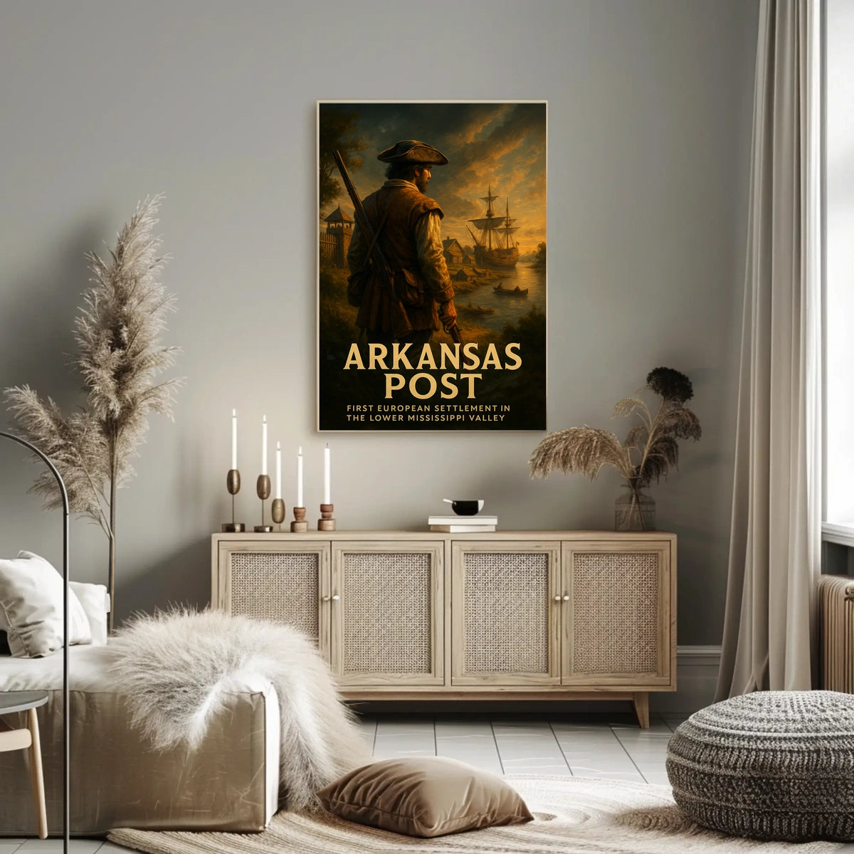 Arkansas Post First European Poster
