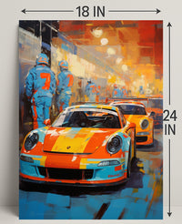 Racing Thrills Poster PosterGoat