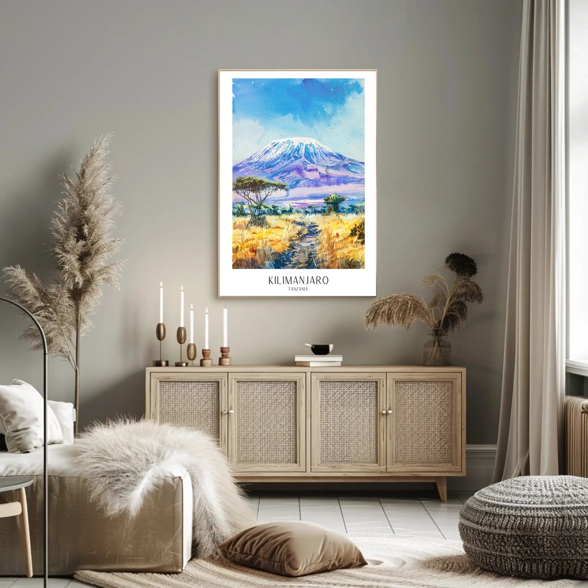 Majestic Kilimanjaro Poster