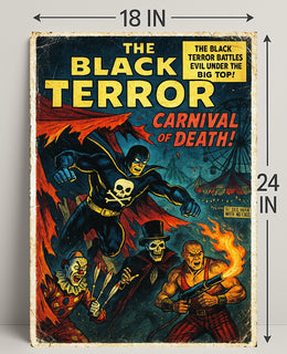 The Black Terror - Carnival of Death Poster PosterGoat