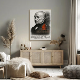 John Quincy Adams 6th President of the United States Reflections Poster
