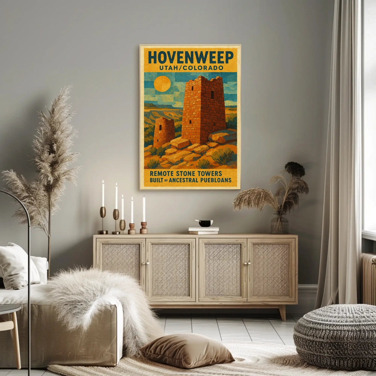 Hovenweep Ancient Stone Towers Poster