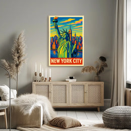 New York City Iconic Skyline Poster