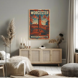 Worcester, Massachusetts Poster