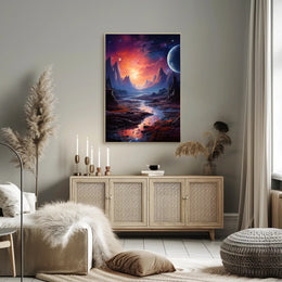 Celestial Landscape Poster PosterGoat