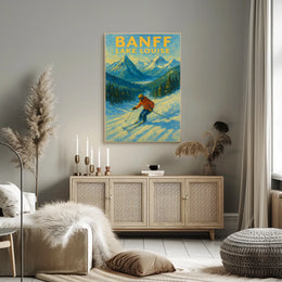 Banff Lake Louise Ski Adventure Poster