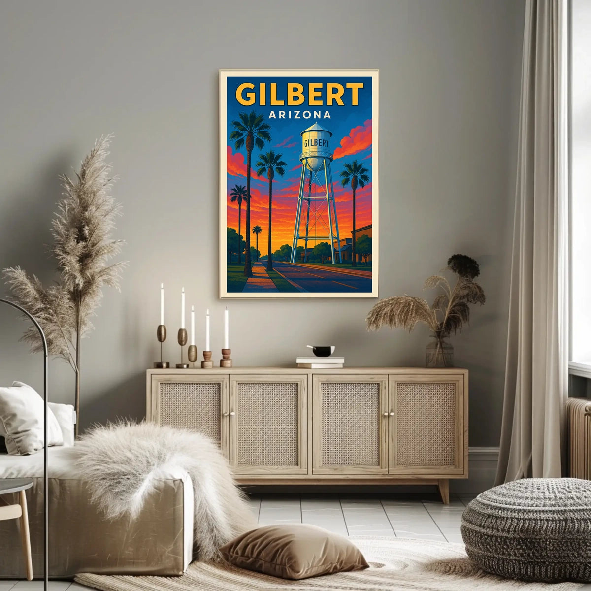 Gilbert Arizona Iconic Water Tower Poster