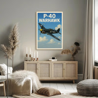 P-40 Warhawk Poster PosterGoat